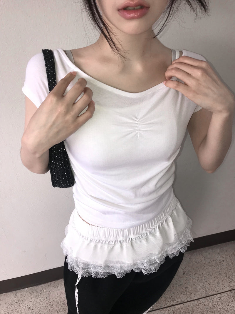 マイクロレーススカート