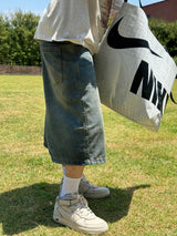 Toony denim Bermuda pants