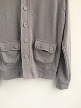 soft-touch raglan knit jacket