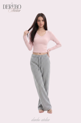 mood check cotton banding casual pants (REGULAR TYPE)
