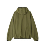Tail multi-zipper windbreaker