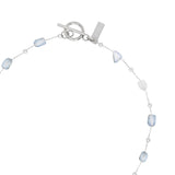 [1101] Clear Beaded Chain Necklace