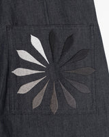 ローディング刺繍デニムパンツ