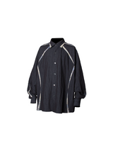 RELABEL Three-dimensional Composition (rhythm) Imitates Denim Washing And Blending Patterns, Human Body Structure Segmentation Shirt