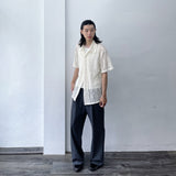 Geometric Openwork Shirt