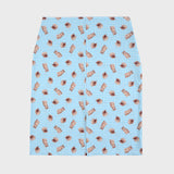 KITTEN CHECK MIDI SKIRT