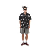CORDUROY LOGO HALF PANTS MILD GRAY