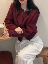 MT Round Loose Knit Cardigan (7color)