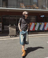 ケニー テンセル クロップ ショートスリーブ Tシャツ