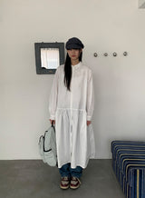 Coyal Cotton Shirt Long One Piece