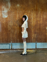 From knit skirt (Ivory)