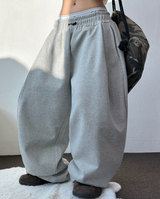 バルーンフロントストリングスウェットパンツ🤎🖤🩶3カラー