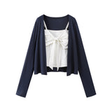 Serin Dot Ribbon Layered Set