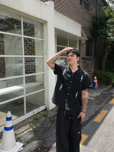 No.1303 F エンブロハーフシャツ (3color)