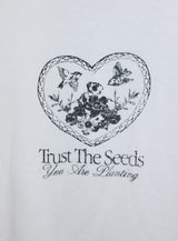 Kibet Heart Vintage Printed Long Sleeve T-Shirt