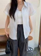 ベーシッククロップレイヤードキャップスリーブレス(3color)