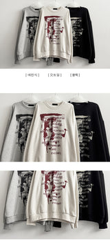 Painting boxy sweatshirt