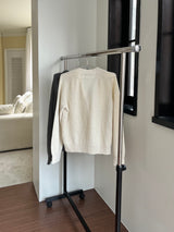 V-knit cardigan (2 colors)