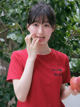 アップルTシャツ - レッド