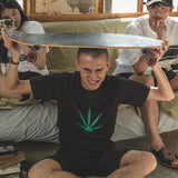 M17102 M. T-shirt. Big Weed Black
