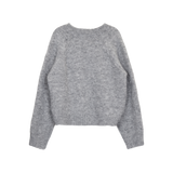 ファジーマールドニットジップアップ (3 COLORS)