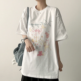 3st Digital Printed Short Sleeve T-Shirt #TeddyBear #Ballerina #Ribbon