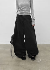 [MADE] Peacock Balloon Cotton Pants