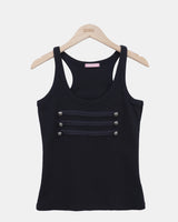 Shuar Napoleon Sleeveless Top