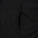 KIRSH PLAIN INCISION WOVEN WINDBREAKER [BLACK]