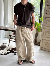 [S/S] Thin golgi henry neck half knit t-shirts(5color)