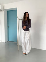 FOLD CARGO WIDE PANTS (5C)