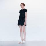 Bloom short sleeve Black