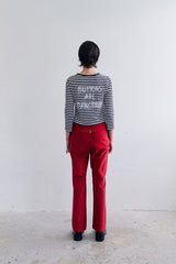 RED CORDUROY PANTS