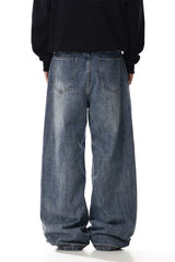 Washed Wide Jeans