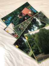 Flower garden foot mat