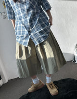 Pre Rivet Pocket Nylon Bermuda Shorts 3color