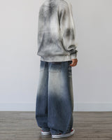 CROSS DEEP DENIM PANTS LB