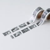 vintage film maskingtape(Black)