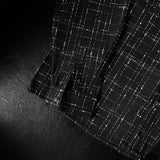 CR Bone Burton Tweed Checkered Round Shirt Jacket (2 colors)