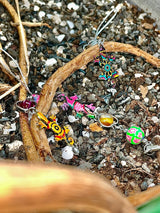 Vintage lizard cellphone strap (random)