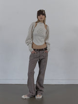 BRUSHED BOLERO SET / IVORY