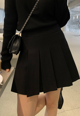 Wanted Pleated Mini Skirt