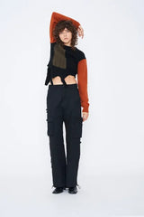 SWITCHING COLOR KNIT