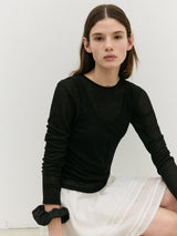 NUBASIC TENCEL T-SHIRT SET BLACK