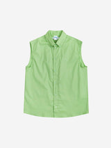 REC RUIT スリーブレスオーバーシャツ(LIGHT GREEN)