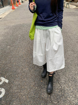 [unisex] Ryuhini Cotton Cut Bermuda Pants