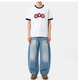 エッセンシャルスタンダード半袖リンガーTシャツ 3GEAR ホワイト
