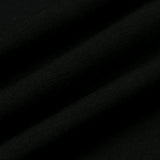 オーバーサイズシルケットスクープネックTシャツ BLACK
