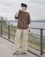 (UNISEX) カトル ポッシュ ワイド カーゴ パンツ