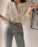 Renpo frill blouse